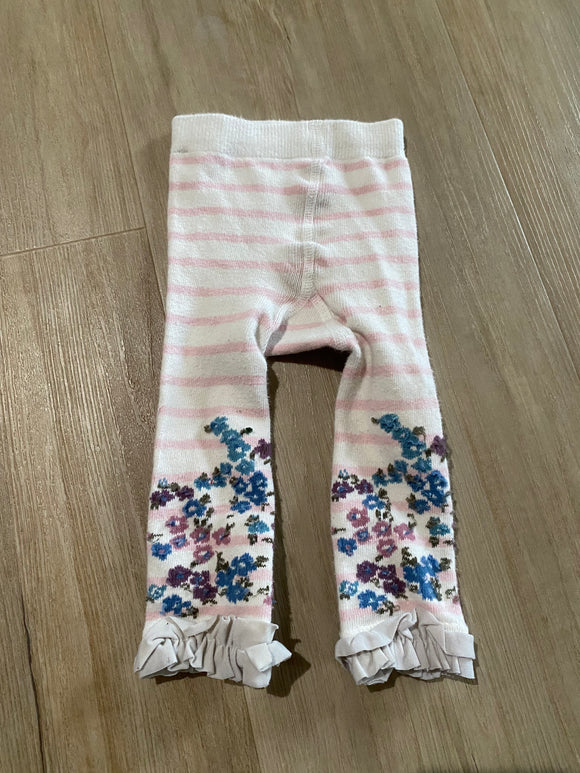 Ruffle Butts Floral Tights, 6-12M