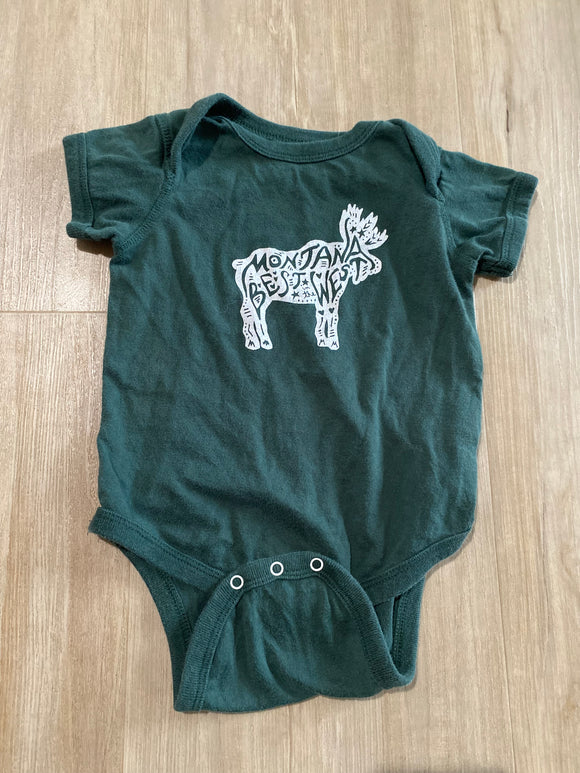 Montana Best West Onesie, 12M