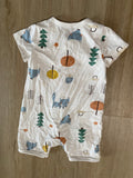 pureborn Woodland Romper, 12M