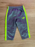 Puma Grey/Neon Green Sweatpants, 12M