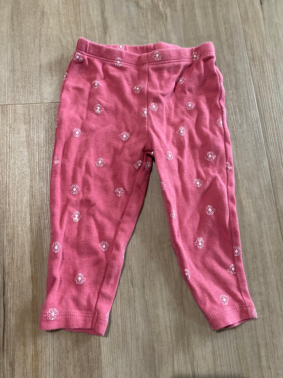 Carter's Flower Leggings, 12M