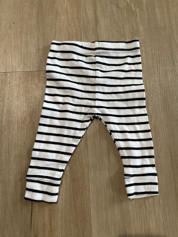 Cloud Island Striped Leggings, 0-3M