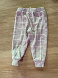 Grey Plaid Sweatpants, 6-12M