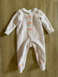 Laura Ashley Quilted Floral Sleeper, 6-9M