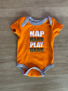 Swiggles 'Nap Hard Play Hard' Onesie, 3-6M