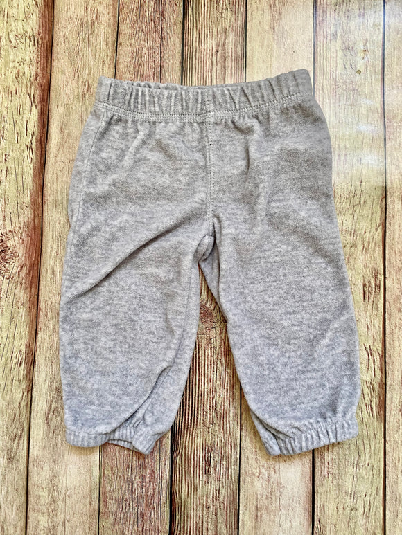 Light Grey Fleece Pants, 6M