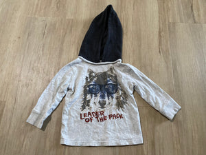 Baby Gap 'Leader of the Pack' Hooded Long Sleeve, 2T