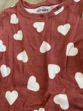 Old Navy Heart Print Thermal T-Shirt, 4T