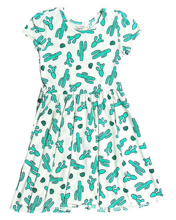 DotDot Smile Cactus Cutie Cap Dress, 5/6
