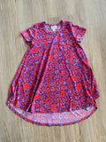 LulaRoe Purple/Pink Aztec Dress, 6