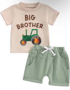 Boutique 'Big Brother' Tractor Set, 3-4Y