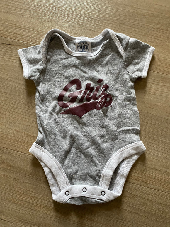 Rivalry Threads Griz Onesie, 3-6M