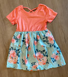 Boutique Peach Crossback Dress, M (3T)