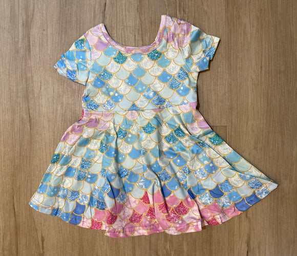 Boutique Mermaid Dress, 2XS (6-12M)