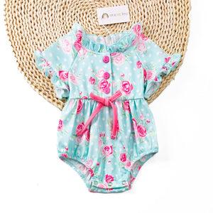 Okie & Lou Charlotte Romper, 3-6M