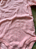 Carter's Peach Polka Dot Long Sleeve Onesie, 18M