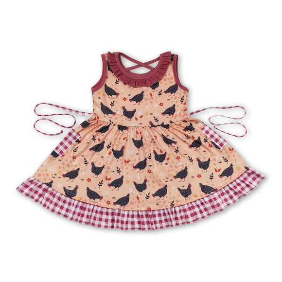 Boutique Chicken Pocket Dress, S(2T)