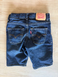 Levi's 511 Slim Dark Blue Denim Shorts, 7 Reg