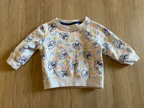 Pinkfong Baby Shark Pullover, 12M