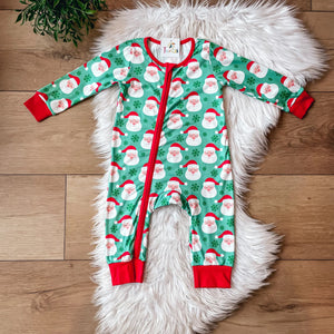 TwoCan Green Santa Zipper, 12-18M