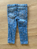 Cat & Jack Heart Print Skinny Jeans, 3T