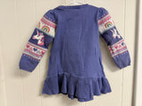 Gymboree Unicorn Purple Sweater Dress, 3T