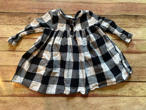 Checkered Dress, 9-12M