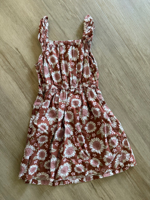 Carter's Brown Floral Linen Dress, 8