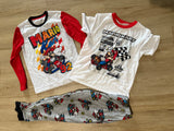 Super Mario Pajamas Set of 3, L(10-12)