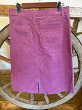 St. John's Bay, Corduroy Skirt, Pink, 8 Petite