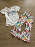 Boutique CocoMelon FRIENDS Bell Bottom Set, M (3T)