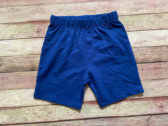 Blue Cotton Shorts, 5T