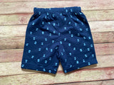 Dino Footprint Shorts, 5T