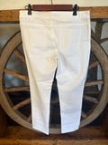 J Jill, White Jeans, Straight Leg, Pockets in front, Size 6 Petite