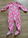 Carter's Pink, Dog Fleece Sleeper, 3T
