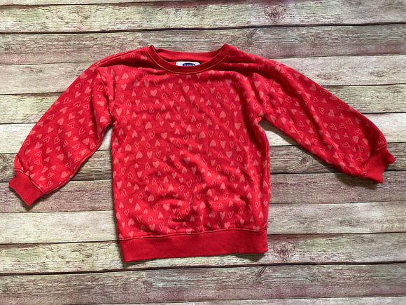 Red Heart Pullover, 5T