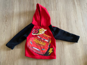 Disney Cars Fleece Hooded Pullover, 2T