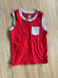 Old Navy Red Pocket Tank, 4T