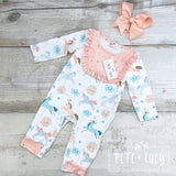 P+L Magical Unicorn Romper, 0-3M & 12-18M