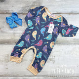 P+L Bright Birdies Romper, 9-12M