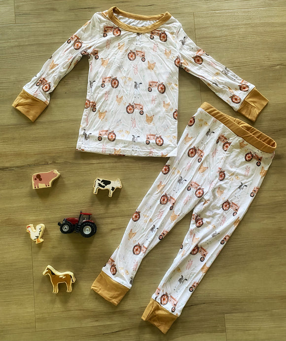 Farm Life Bamboo Set, 12-18M, 18-24M, 2T, 3T, 4T, 5T, 6T