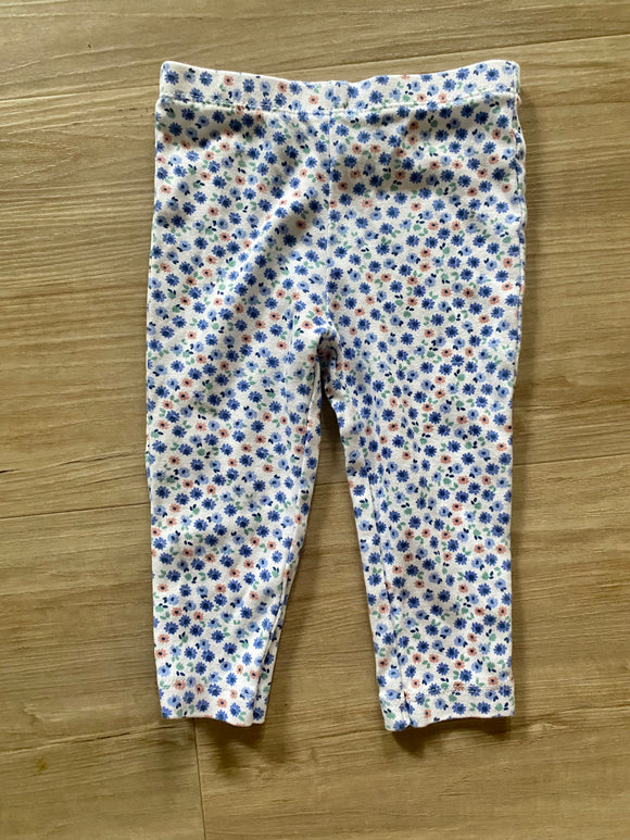 Carter's Floral Leggings, 9M