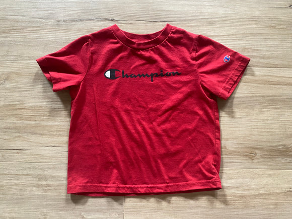 Champion Red Tee, 4T