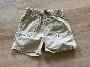 OshKosh Khaki Shorts, 3/6M