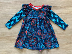 Penelope Plumm Red/Blue Dress, 3