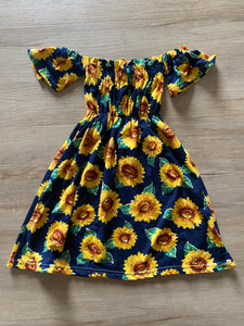 Bailey's Blossom Sunflower Dress, 9-12M