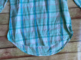 Cat & Jack Mint Flannel Tunic, S(6/6X)