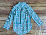 Cat & Jack Mint Flannel Tunic, S(6/6X)