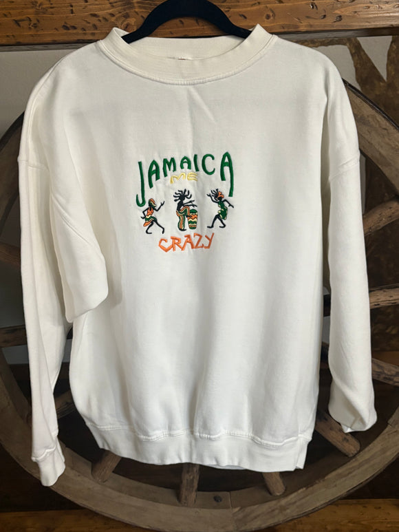 Classic Wear, Pullover Sweatshirt, White, Large