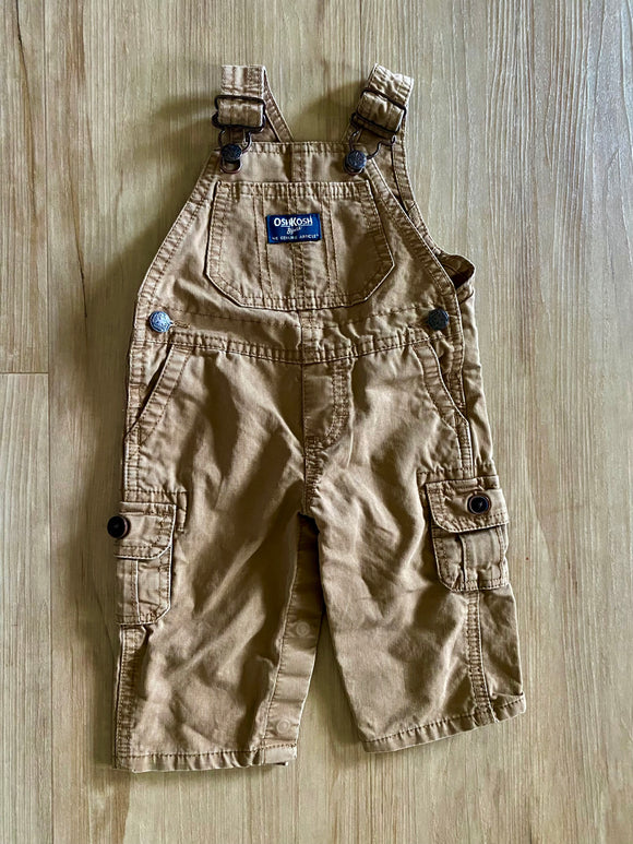 OshKosh Brown Overalls, 6M